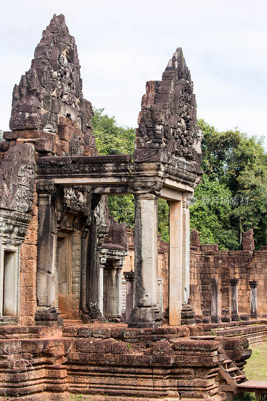 柬埔寨:Banteay Samré吴哥建筑群中的寺庙